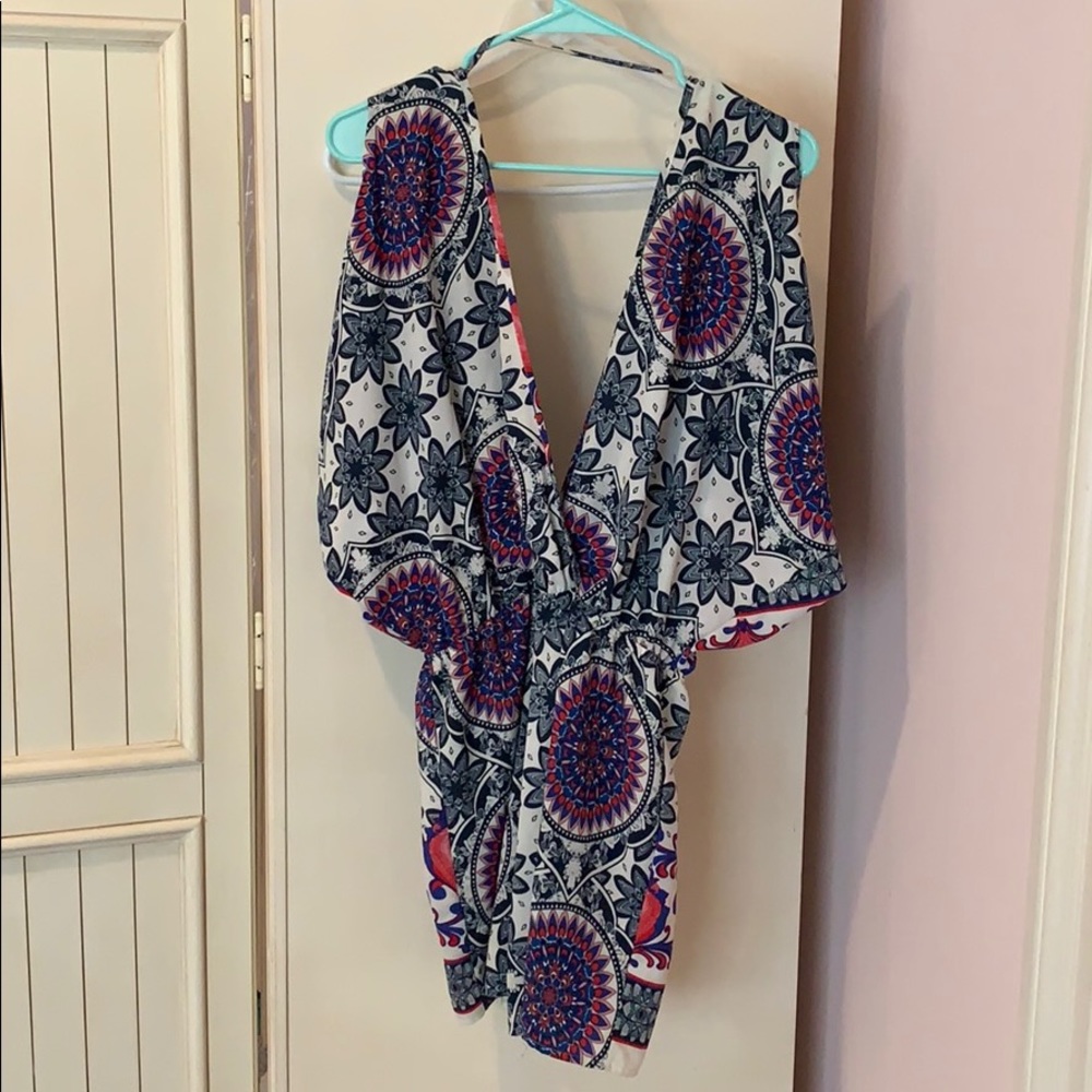 Short sleeved romper
